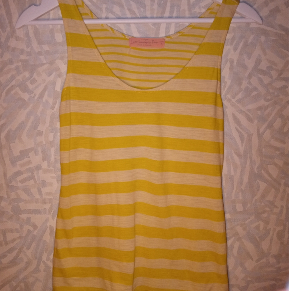 Ann Taylor Loft Sunwashed Tank, Size XS - Picture 3 of 3